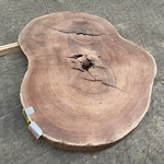 Guyana Teak houten schijf 1100mm